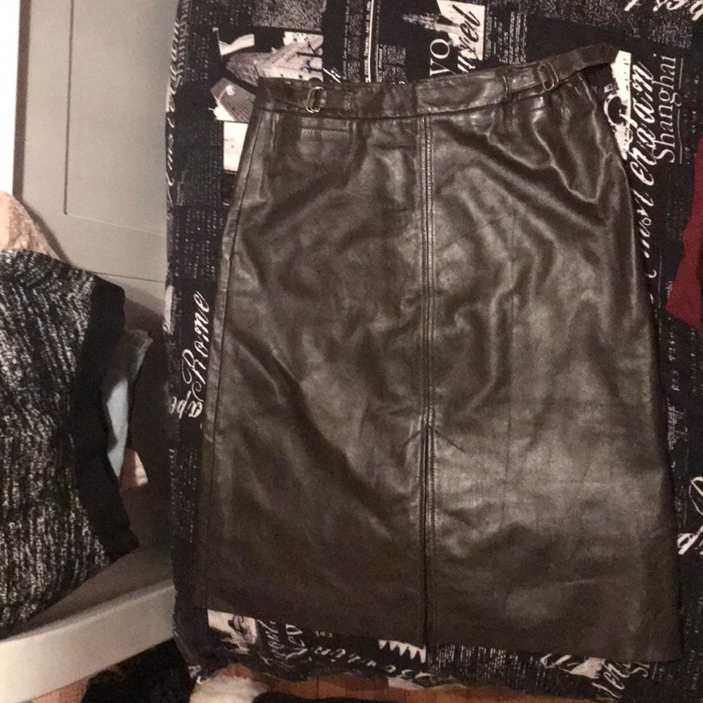 Leather Skirt